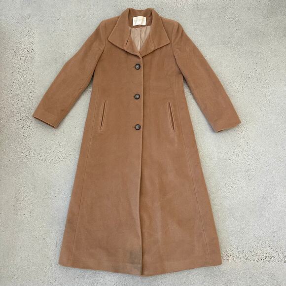 Fleurette Jackets & Blazers - Fleurette Camel Wool Coat